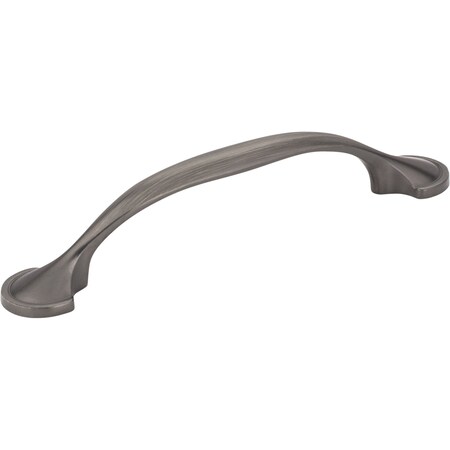 Elements 96 mm Center-to-Center Brushed Pewter Watervale Cabinet Pull 647-96BNBDL